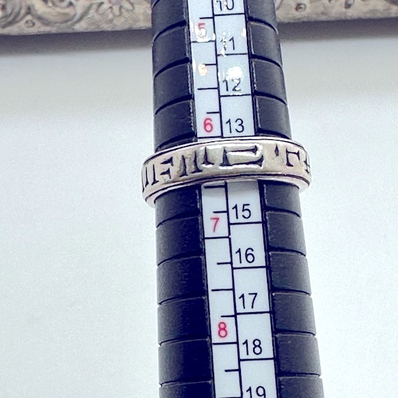 Vintage Silver Rune Ring - Picture 13 of 13